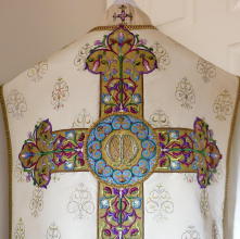 White Roman Vestment